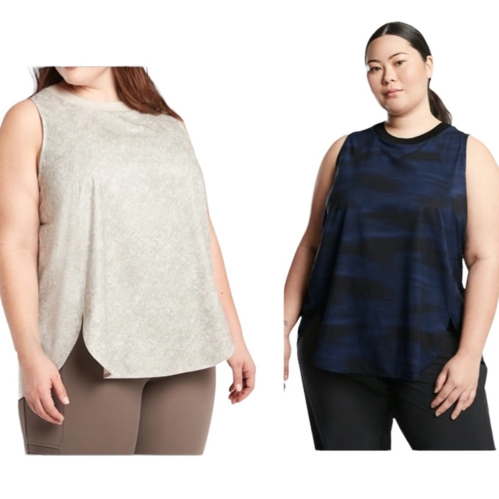2 Athleta Zephyr Refined Tanks
